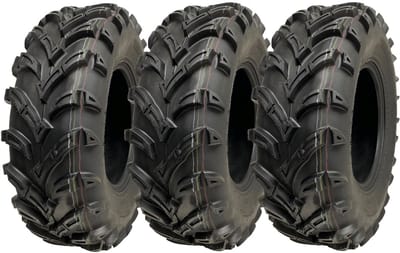 25x8.00-12 ATV- en quadbanden, 6-laags, 14 psi, Wanda P377, voor de openbare weg, 65J (set van 3)