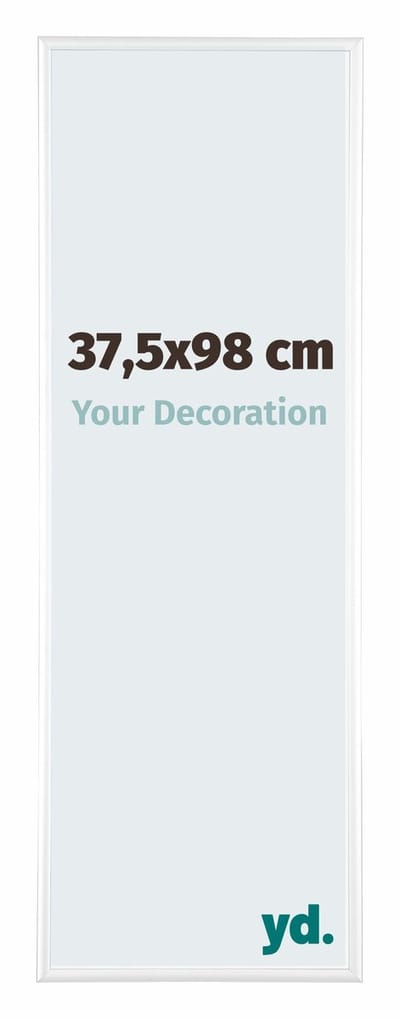 Your Decoration - Puzzellijst 37,5x98 cm - Wit Hoogglans - Puzzellijst 1500-2000 stukjes - Aluminium Fotolijst - Kent