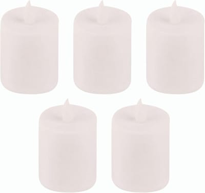 LED kaars buiten 5 stuks witte graflichten LED met batterij permanente kaars LED kaarsen flikkerende vlam permanente brander LED begraafplaats kaars sfeerverlichting herdenkingskaars