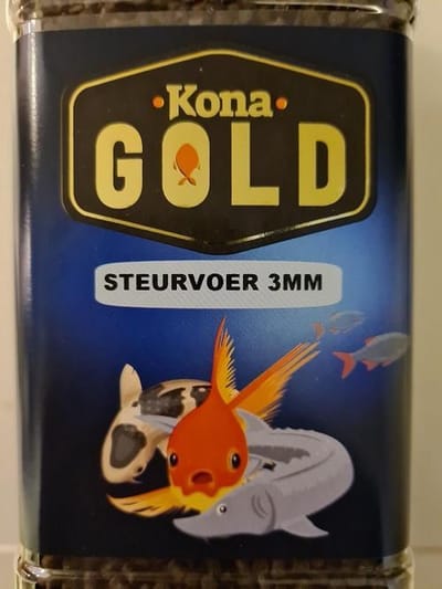 KonaGold Steurvoer 3 mm 1 ltr vijvervoeding vissenvoer vijver