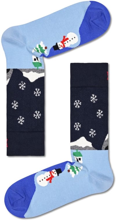 Happy Socks The Little House On The Snowland Sock - unisex sokken - Unisex - Maat: 36 - 40