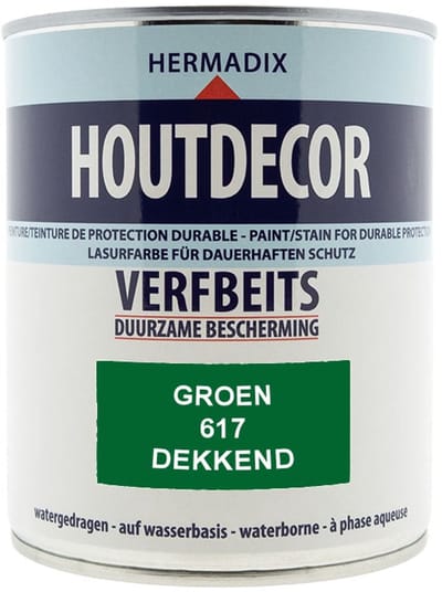 Houtdecor Verfbeits Dekkend - 2.5 liter 617 Groen