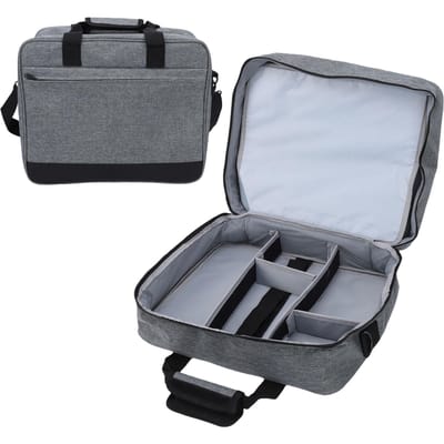 Sac de Mixeur DJ avec Séparateur Amovible Rembourré Housse de Transport pour Mixeur Câble Micro Équipement Musical