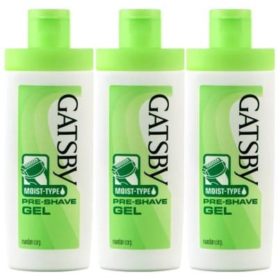 Gatsby Pre Shave Gel 140ml 3 Stuks FREE