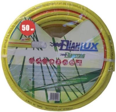 Tuinslang - Waterslang PVC - Tuin Bewateren - Verstevigd Materiaal - 50 Meter - Geel