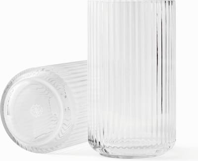 Lyngby glazen vaas - helder - 20 cm