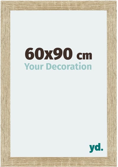 Your Decoration - Puzzellijst 60x90 cm - Sonoma Eiken - Puzzellijst 1500-2000 stukjes - MDF Fotolijst - Mura