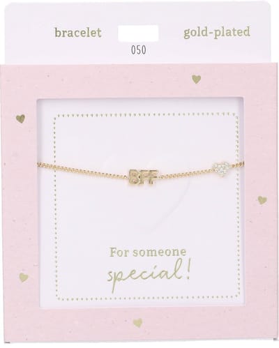 Depesche - Armband "Heart of Gold" - mot. 050 - BFF - gold