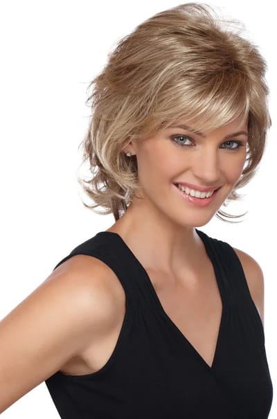Estetica Designs Angela Synthetisch Haarwerk Pure Stretch Cap - R6/27H Lengte 55 cm Krullend