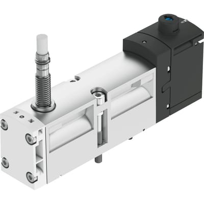 Festo 5/2 Monostabiele Lucht Magneetventiel Bouwgrootte 26mm ISO 15407-2 1100l/min - 8033073