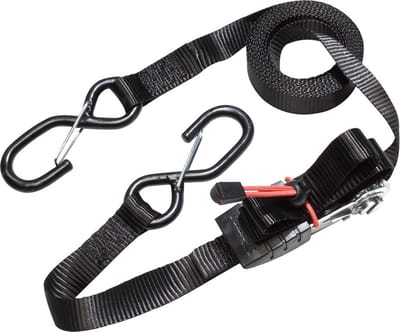 MasterLock Spanbanden - Met ratel - 4.25m x 25mm - Zwart - 4 stuks - 3056EURDAT