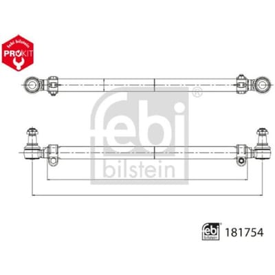 Spoorstang FEBI BILSTEIN 181754