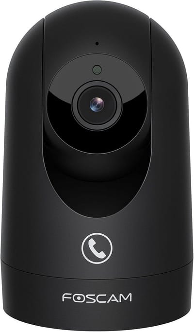 WLAN Bewakingscamera - Beveiligingscamera Wifi - Huisbewaking Binnen - 360 Graden Autotracking - 8 MP 4K Resolutie - Zwart