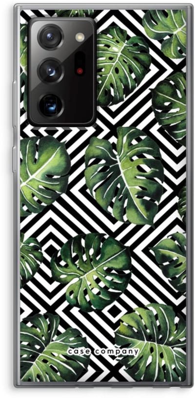 Case Company® - Hoesje geschikt voor Samsung Galaxy Note 20 Ultra / Note 20 Ultra 5G hoesje - Geometrische jungle - Soft Cover Telefoonhoesje - Bescherming aan alle Kanten en Schermrand