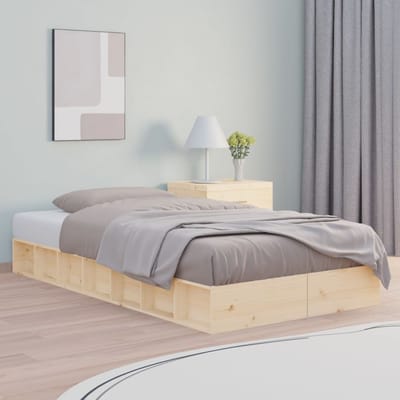 vidaXL - Bedframe - massief - hout - 100x200 - cm