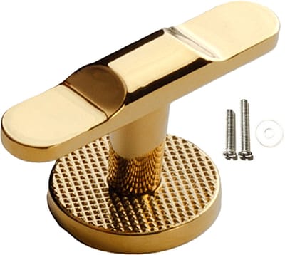 Luxe Kastknop Goud T - Kastknoppen Goud - Deurknopjes Goud voor kast - T- Deurknop Goud - Deurknopjes Goud - Handgreep - Meubelknop Goud - Meubelknoppen Goud - Deurknopjes Goud - Deurknoppen zilver - Ladeknoppen voor deurtjes