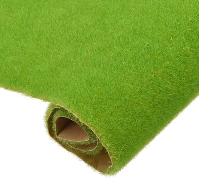 Kunstgrastapijt - Mini Gazon - Decoratie - Realistisch Uiterlijk - 8x25cm - Helder Groen