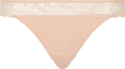 Chantelle - Floral Touch - Tanga - Soft Feel - GOLDEN BEIGE