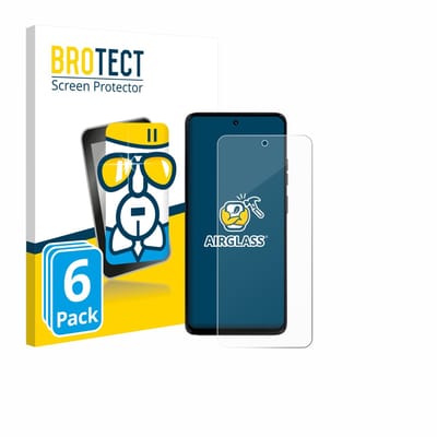 Screenprotector 6 Stuks voor Motorola Moto G56 Beschermglas transparant