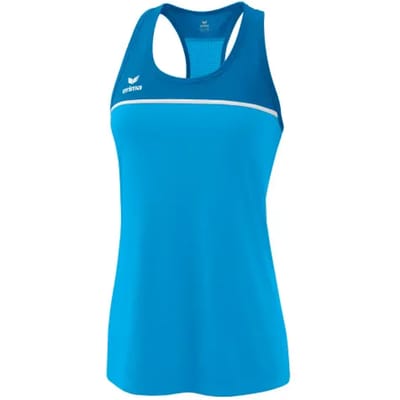 Erima Change Tanktop Dames - Curaçao / Wit | Maat: 34