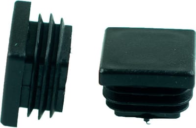 Verlofix Buisstop 20 X 20 Mm Zwart 4 Stuks