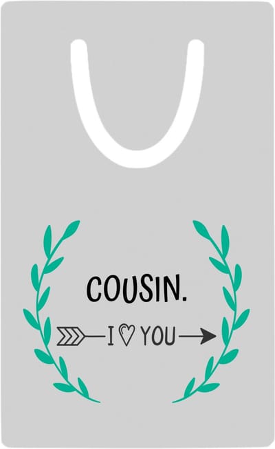 Hacebo® - cousin I love you metalen boekenlegger - Neef - de liefste neef - verjaardag - cadeautje voor neef - neef artikelen - kado - geschenk Bladwijzer boekenleggers - 7.6 cm x 5cm