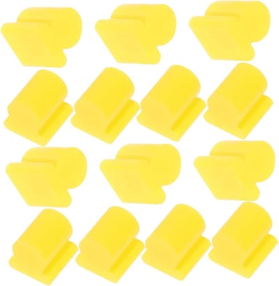 Muziekinstrument Demper - Geluidsreductie Accessoires - Stil Oefenen - Siliconen Bumper - 20 Stuks - Geel