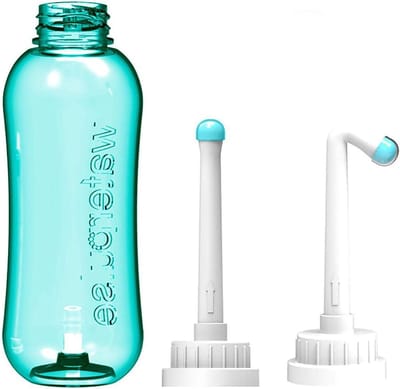 Draagbare Bidet Fles - Handdouche Toilet - Persoonlijke Hygiëne - Ergonomisch Hoekmondstuk - 500ML Capaciteit - Transparant