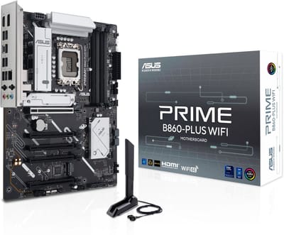 Asus Moederbord Prime B860 Plus Wifi Voor Intel 12E En 13E Generatie Atx Ddr5 M2 Usb3