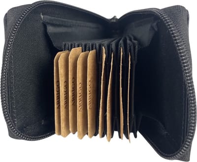Pasjeshouder met Rits - RFID - Anti Skim - Zwart - Buffelleer - Mannen - Arrigo