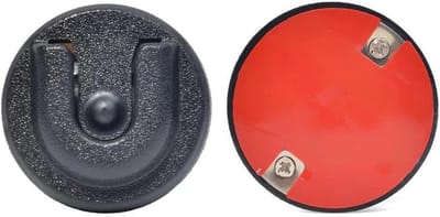 Universele Ham Microfoon Hanger voor Tweeweg Radio's - Ronde Knop Houder met Adhesieve Achterkant