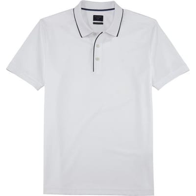 OLYMP Polo Casual - modern fit polo - wit