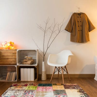Vinyl vloermat van PVC - Antislip - Vloerbescherming - Vintage vinylmat - 60 x 100 cm - Wasbaar