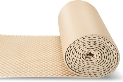 Geluidsisolatie Katoen - Geluiddempend Materiaal - Studio Geluidswerend - Zelfklevend - 1x10 Meter - Off-White