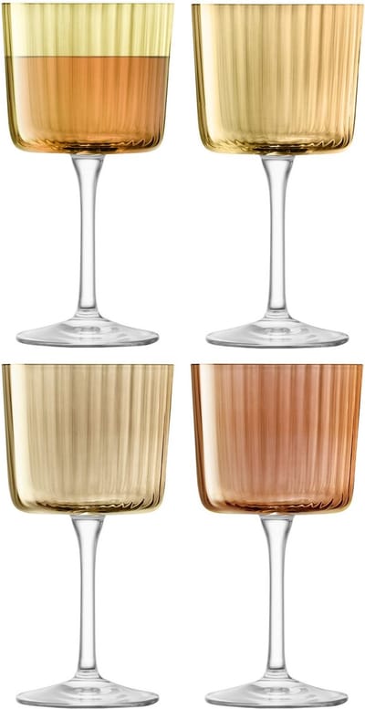 L.S.A. - Gems Wijnglas 250 ml Set van 4 Stuks Assorti - Glas - Transparant