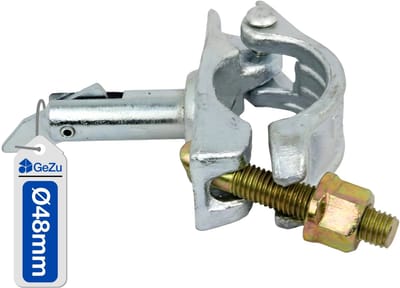 GeZu Impex Steigerkoppeling Met Bout 48 x 48 mm Thermisch Verzinkt