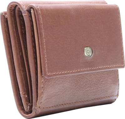 Esquire Leren Portemonnee Chicago Wallet Cognac Bruine