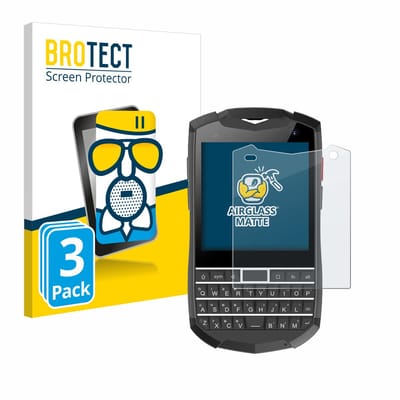 BROTECT - Screenprotector voor Unihertz Titan Pocket - Folie Beschermfolie Beschermglas matte 3 Stuks