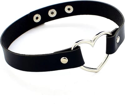 New Age Devi BDSM Scene Girl Choker Met Hartvorm Voor Een Extra Sexy Look