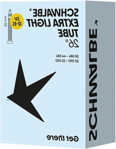 Fietsbinnenband - Binnenband Fietsband - Fietsen Repareren - Extra Licht Gewicht - 28/44-584/590 50mm - Zwart