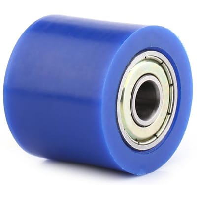 8mm 10mm Poulie de Chaîne d'Entraînement Rouleau Coulisseau Tendeur Roue Guide Pour Moto de Rue Moto VTT Blue 8mm