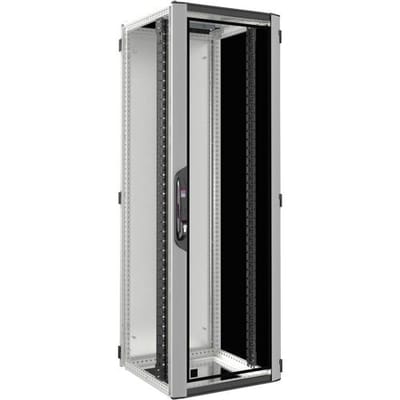 Rittal VX 5327.121 19inch-patchkast (b x h x d) 600 x 1800 x 600 mm 38 HE Grijs, Zwart