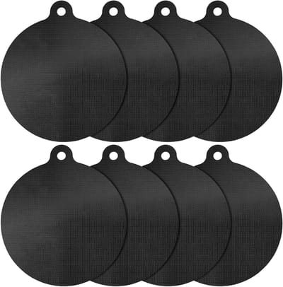 Set van 8 Siliconen Inductiematten - Rond, 22 cm, Antislip en Krasbestendig voor Inductiekookplaten en Keukenbescherming