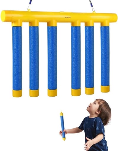 Reactietraining-speelgoed – Uitdaging met vallende stokken: spel voor hand-oogcoördinatie voor kinderen en volwassenen