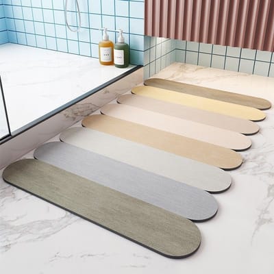 Nordic Diatomeeënaarde Mat Badkamer Absorberende Antislip Mat Toilet Entree Mat Toiletdeur Deur Sneldrogende Mat 40x60cm
