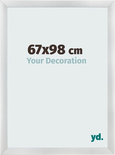 Your Decoration - Fotolijst 67x98 cm - MDF - Zilver Mat - Pisa
