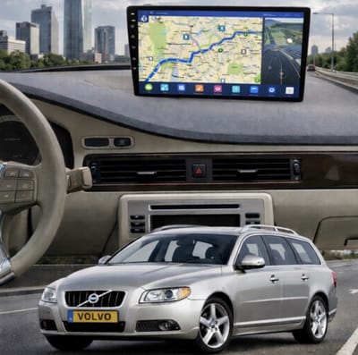 ADIVOX T1 9 inch geschikt voor Volvo V70/S80/XC70 2007-2011 Android 15 CarPlay/Auto/WiFi/RDS/DSP/DAB+