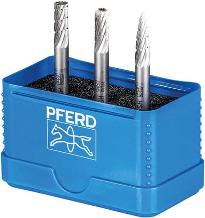 HSS Freesstiftset 3-delig Ø 6 mm voor Bewerken van Staal en Gietijzer