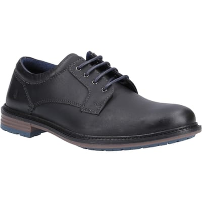 Hush Puppies Heren Julian Leren Schoenen (Zwart)