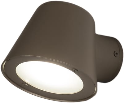 Lumidora Wandlamp 75551 - Voor buiten - LUCA - GU10 - Bruin - Metaal - Buitenlamp - Badkamerlamp - IP44